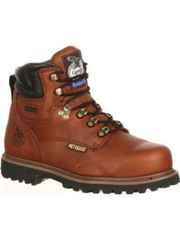 Georgia Men's Hammer 6" Steel Toe MG Work Boot -Brown- G6315
