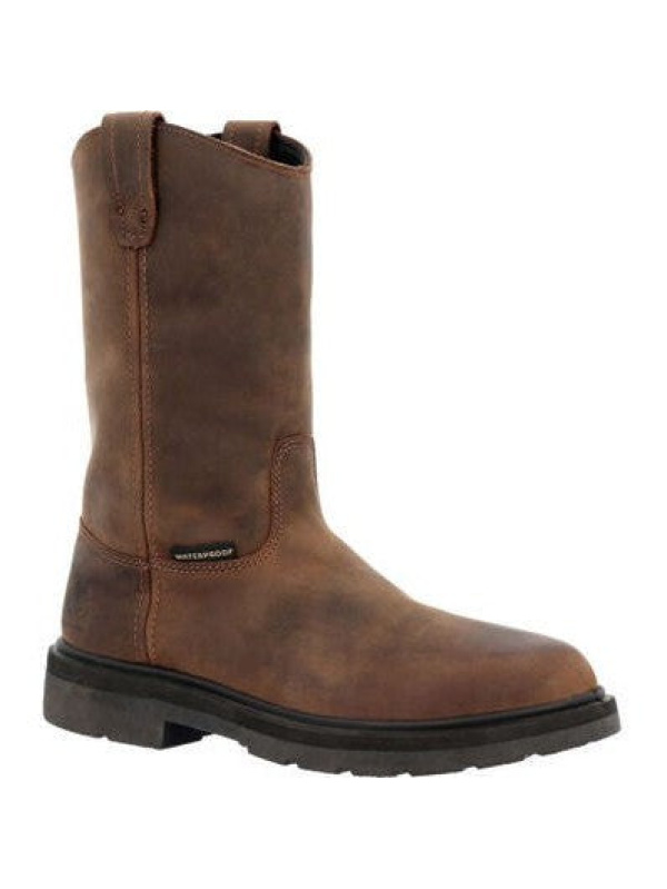 Georgia Men's Suspension 11" WP Wellington Work Boot -Brown- GB00085