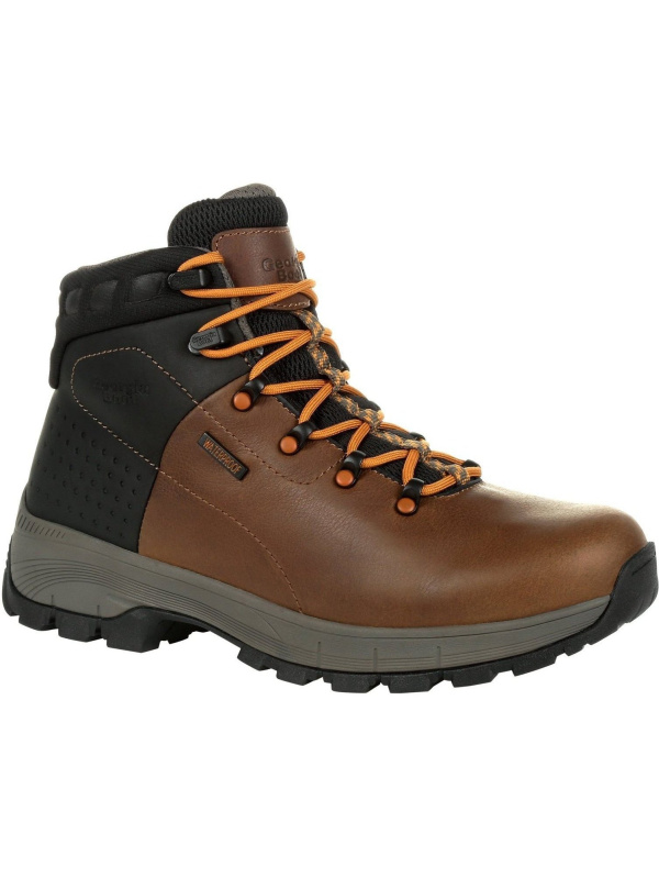 Georgia Men's Eagle Trail 6" Soft toe WP Hiker Work Boot - Brown - GB00402