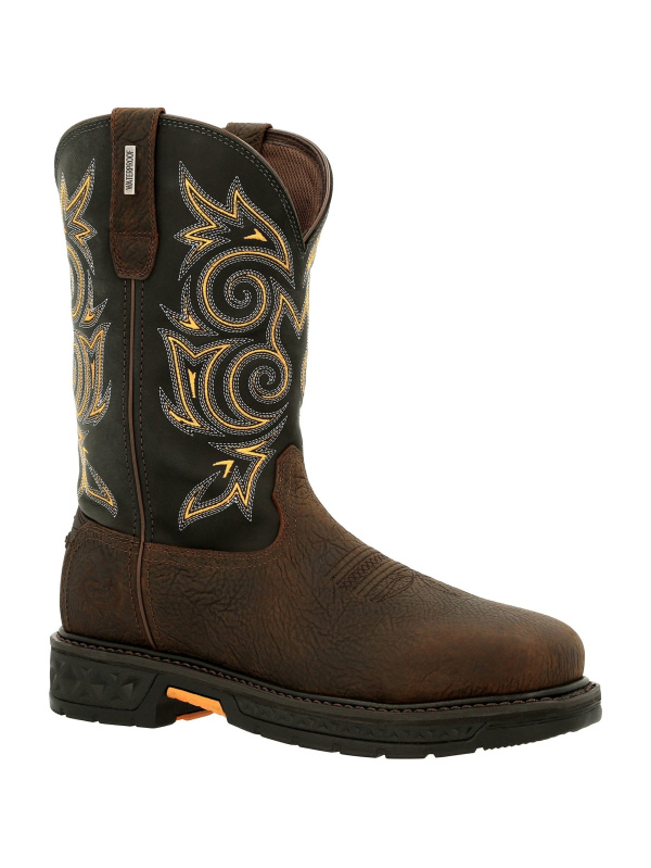 Georgia Men's Carbo-Tec LT 11" Steel Toe Western Work Boot Brown- GB00437