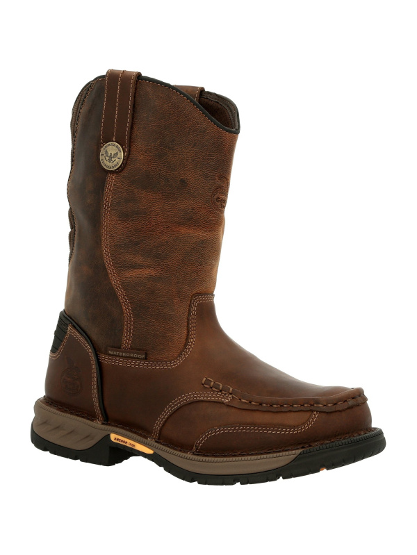 Georgia Men's Athens 360 11" Soft Toe WP Work Boot - Brown - GB00441