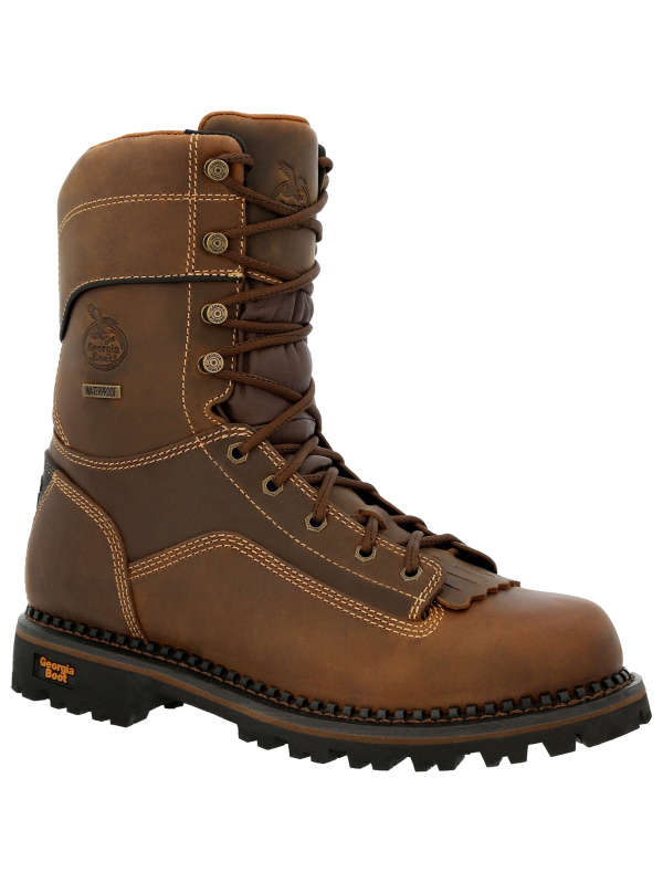 Georgia Men's AMP LT Low Heel Logger 9" Soft Toe WP Work Boot- GB00472