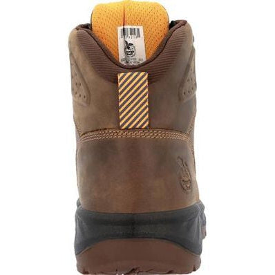 Georgia Men's Boot Ot 6" WP Slip Resistant Work Boot -Brown- GB00521 - Image 4