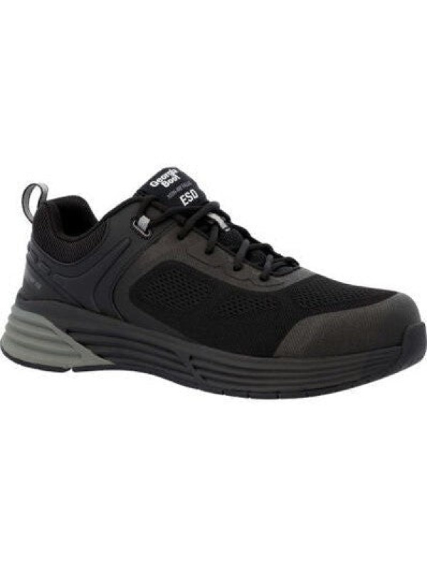 Georgia Men's Durablend Sport 3" CT Athletic Work Shoe -Black- GB00542