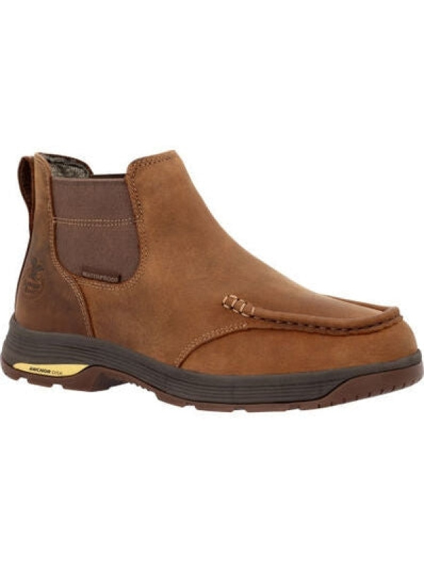 Georgia Men's Athens Superlyte WP Chelsea Work Boot -Brown- GB00548