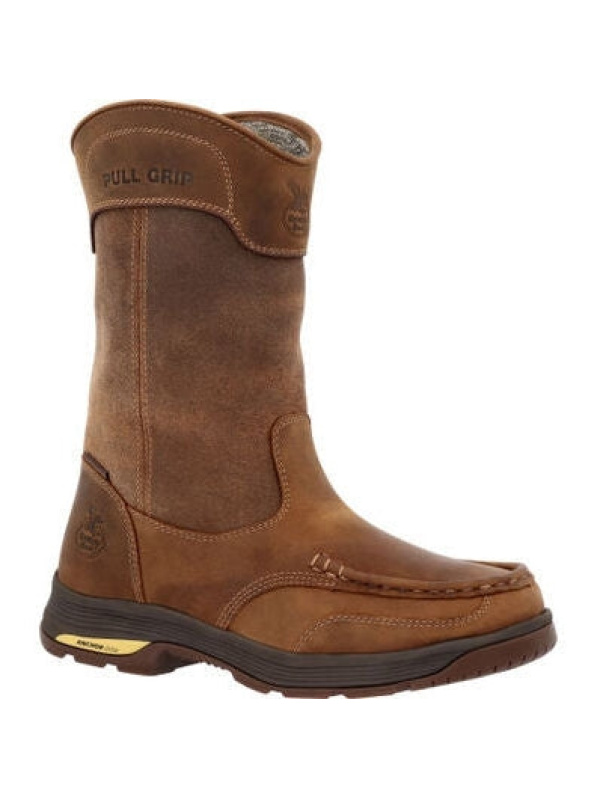 Georgia Men's Athens Superlyte 11" WP Pull On Work Boot -Brown- GB00549