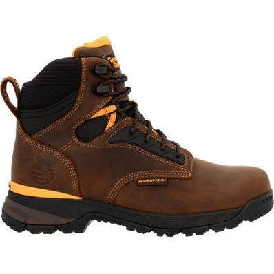 Georgia Men's TBD 6" Alloy Toe WP Slip Resist Work Boot -Brown- GB00597 - Image 2