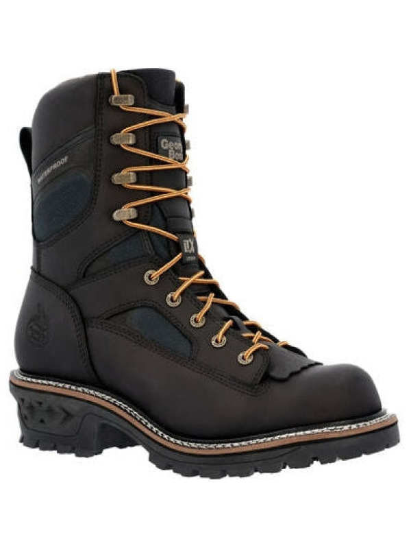 Georgia Men's Ltx Logger 9" Comp Toe WP Work Boot -Black- GB00619