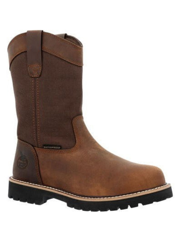 Georgia Men's Core 37 10" WP Slip Resistant Work Boot -Brown- GB00638