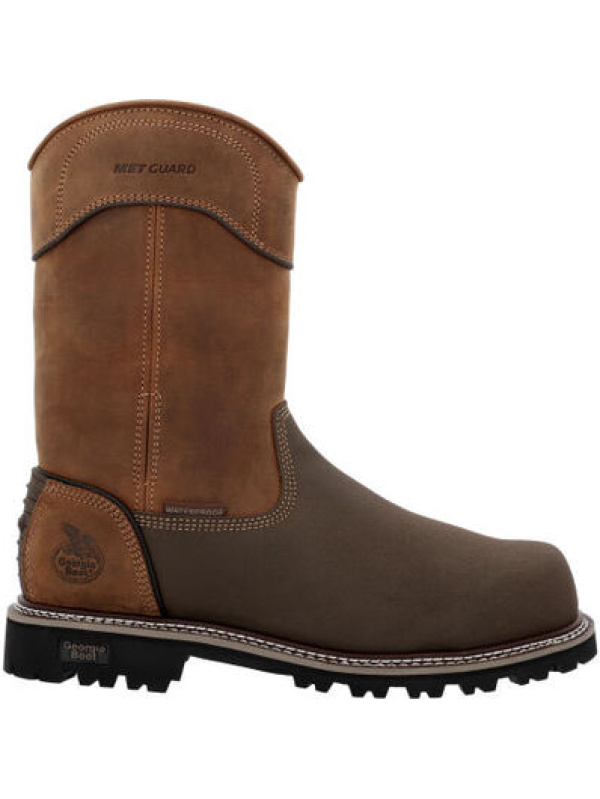 Georgia Men's Brute 11" Comp Toe WP MG Work Boot- Brown- GB00644