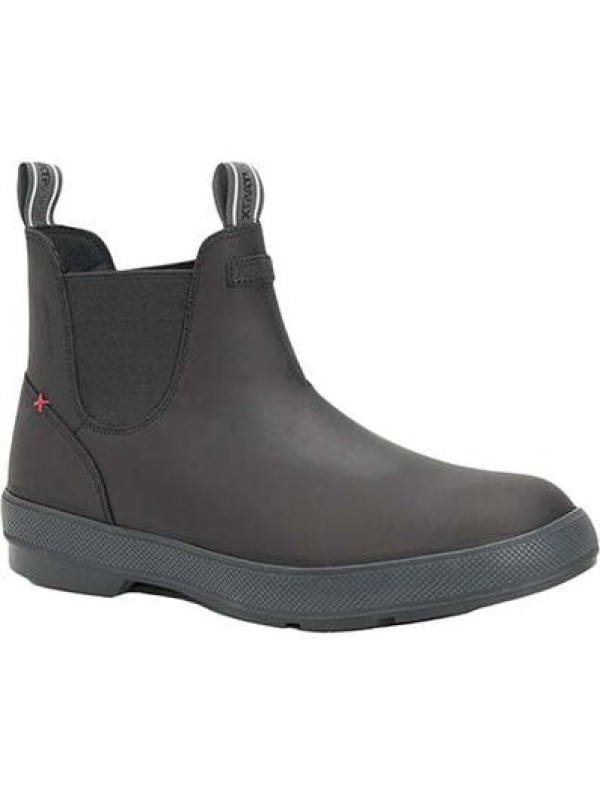 Xtratuf Men's Legacy WP Slip Resist Leather Chelsea Boot -Black- LCM000