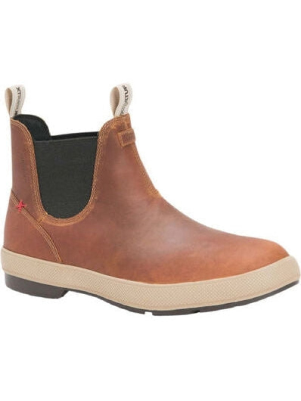 Xtratuf Men's Legacy Waterproof Leather Chelsea Boot - Brown - LCM700