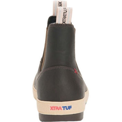 Xtratuf Men's Legacy WP Slip Resis Leather Chelsea Boot -Brown- LCM900 - Image 4