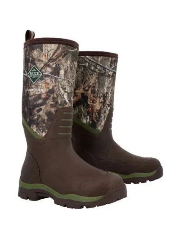 Muck Men's Pathfinder 15" Soft Toe WP Tall Work Boot- Mossy Oak- MPFMDNA
