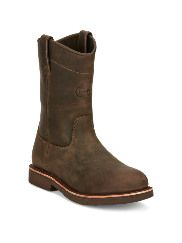 Chippewa Men's Classic 2.0 10" Wellington Work Boot - Brown - NC2075