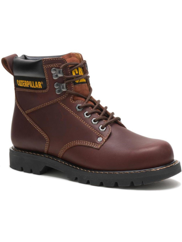 CAT Men's Second Shift 6" Work Boot - Brown - P72365