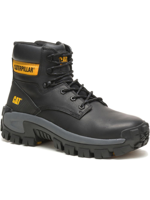 CAT Men's Invader Hi Steel Toe Work Boot - Black - P91287