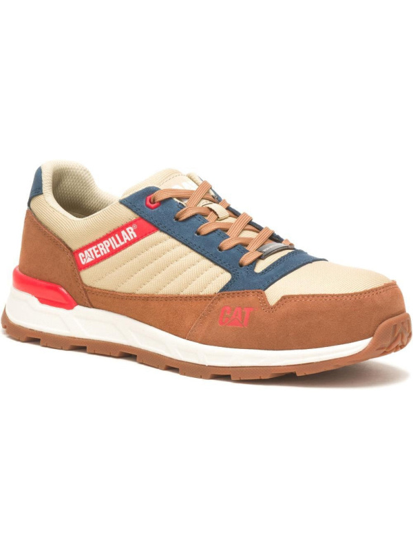 Cat Men's Venward Comp Toe Slip Resistant Work Shoe -Brown- P91478