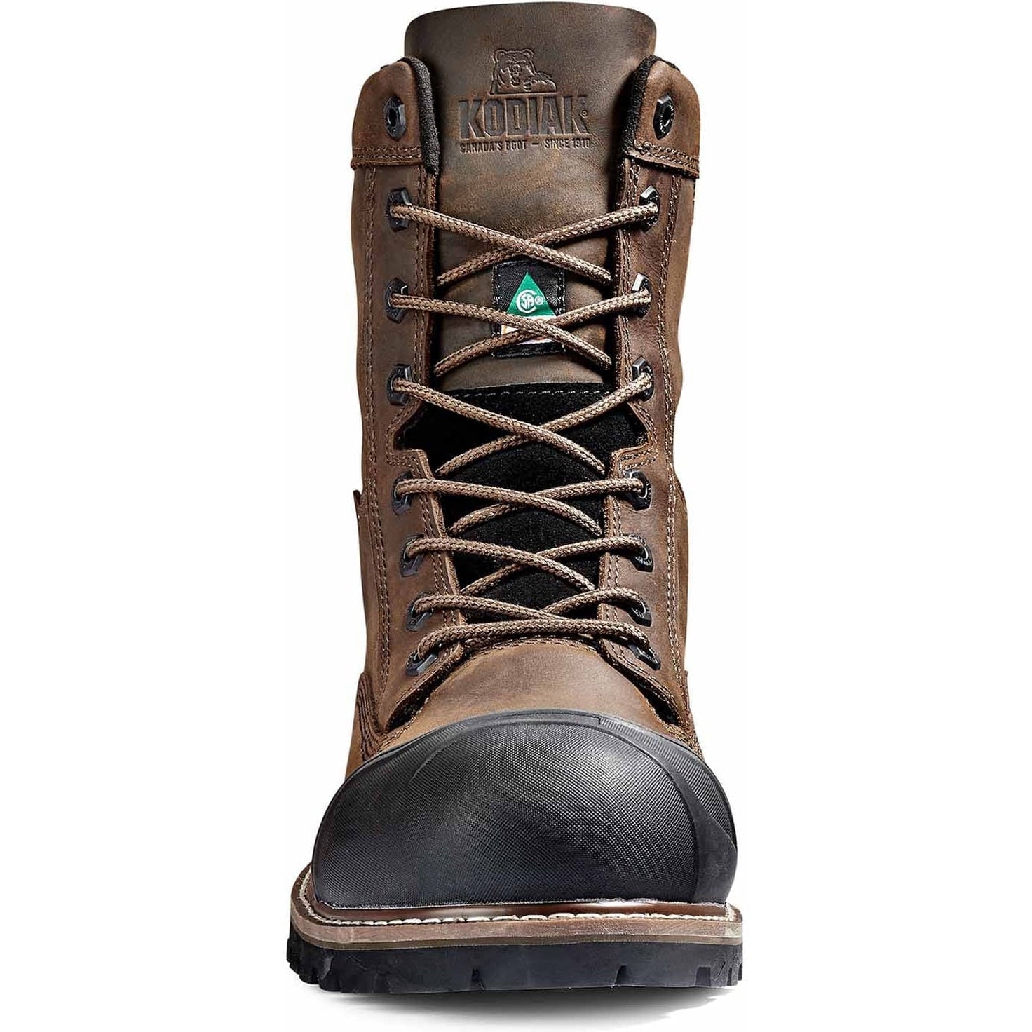 Kodiak Men's Mckinney M.U.T 8" Comp Toe WP Work Boot -Brown- 4TEPDB - Image 4