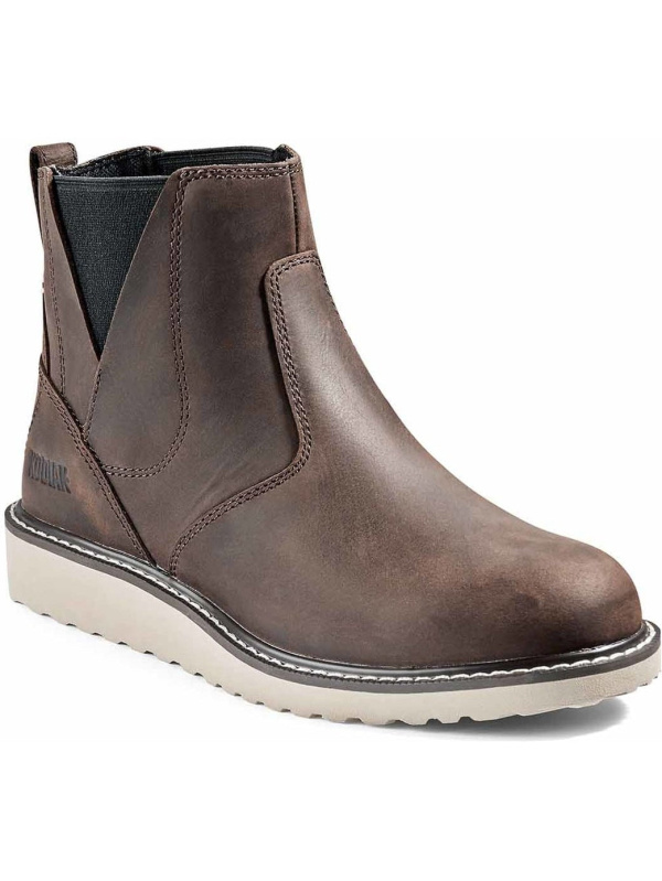 Kodiak Women's Whitton Soft Toe Chelsea Safety Work Boot -Brown- 4THMDB