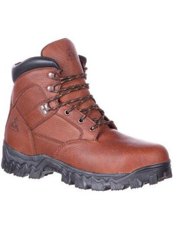 Rocky Men's Alpha Force 6" Steel Toe WP Puncture Resist Work Boot -Brown- RKK0190