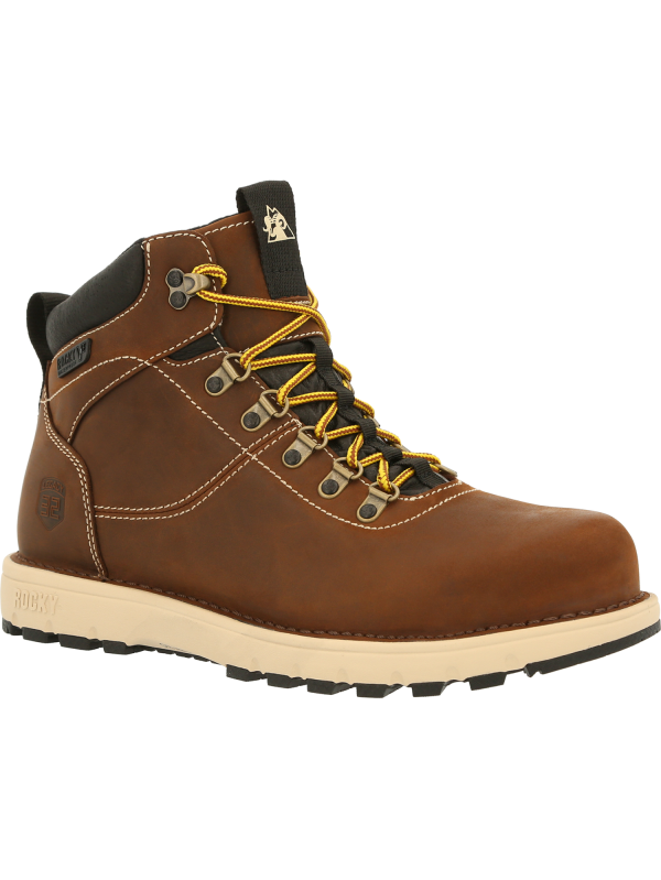 Rocky Men's Legacy 32 Composite Toe WP Work Boot - Brown - RKK0331