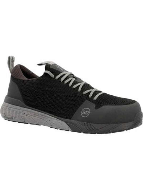 Rocky Men's Industrial Athletix 4" Comp Toe Work Shoe -Black Knit- RKK0384