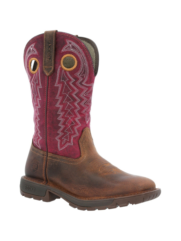 Rocky Women's Legacy 32 11" Square Toe Western Boot - Brown - RKW0357