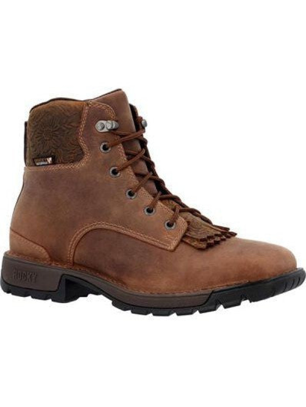 Rocky Women's Legacy 32 6" Comp Toe WP Western Boot -Coffee- RKW0411