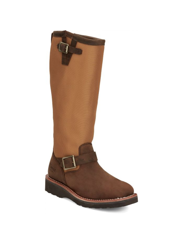 Chippewa Women's Cottonwood 15" Snake Hunt Boot -Brown- SN6914