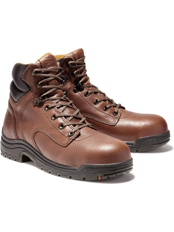 Timberland PRO Men's TiTAN 6" Alloy Toe Work Boot Coffee - TB026063214