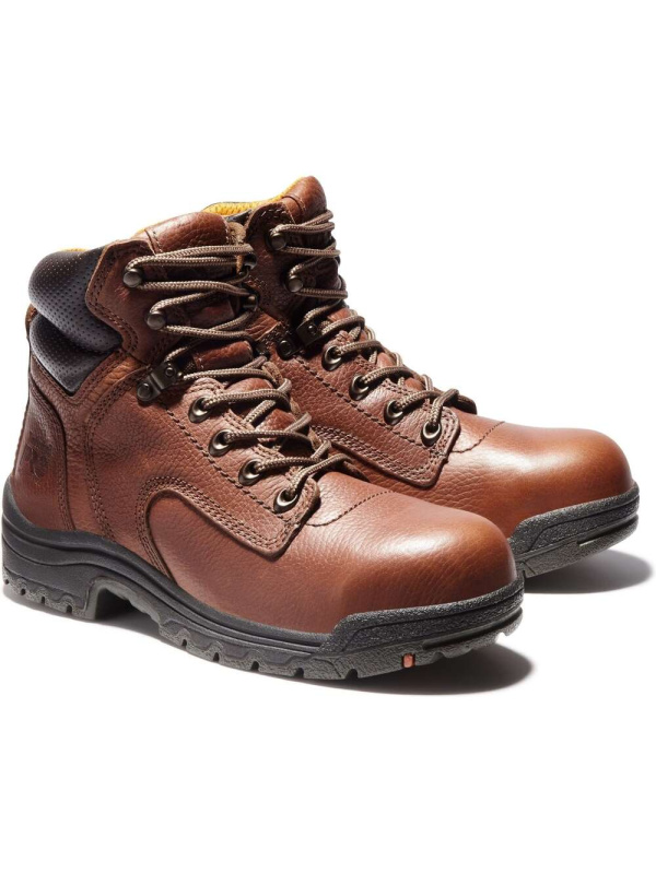 Timberland PRO Women's TITAN 6" Alloy Toe Work Boot Coffee TB026388210