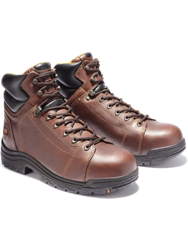Timberland PRO Men's TiTAN 6" Alloy Toe Work Boots -Brown- TB150506242