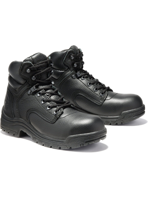 Timberland PRO Women's TITAN 6" Alloy Toe Work Boot Black TB172399001