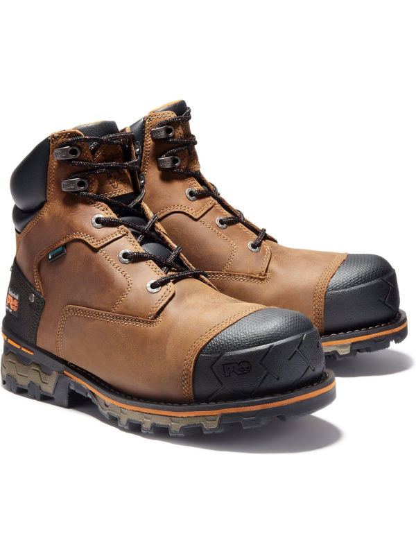 Timberland PRO Men's Boondock 6" Soft Toe Work Boot Brown TB192673214