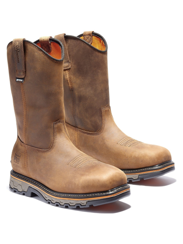 Timberland Pro Men's True Grit Comp Toe WP Pull-On Western Work Boot- TB0A24BH214