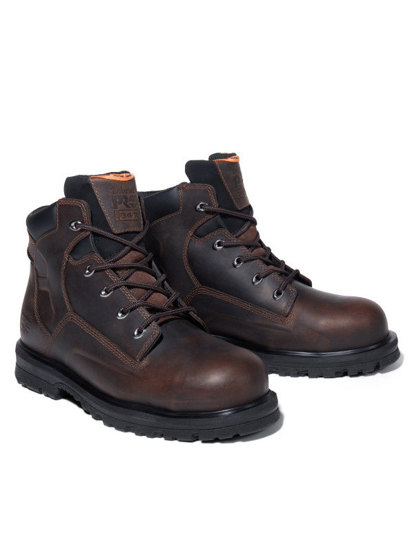Timberland PRO Men's Magnus 6" Stl Toe Work Boot - Brown - TB185591214