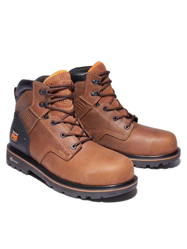 Timberland Pro Men's Ballast 6" Steel Toe Work Boot- Brown TB1A29H7214