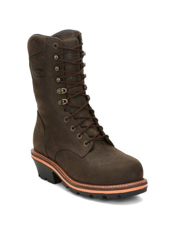 Chippewa Men's Thunderstruck 10" Soft Toe Work Boot - Brown - TH1032