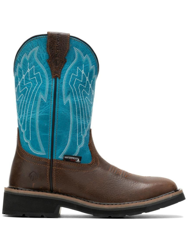 Wolverine Women's Rancher Eagle ST Wellington Work Boot -Turquoise- W231112