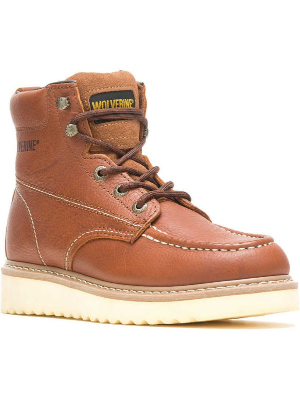 Wolverine Men's 6" Soft Toe WP Work Boot - Tan - W08288
