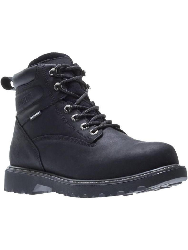 Wolverine Women's Floorhand Steel Toe WP Work Boot - Black - W201153