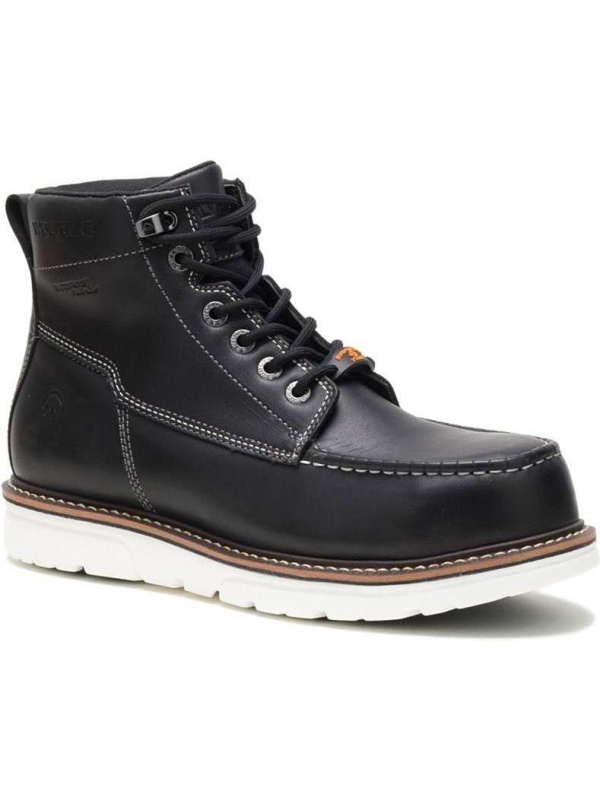Wolverine Men's I-90 Durashock 6" Soft Toe WP Wedge Work Boot Black W200147