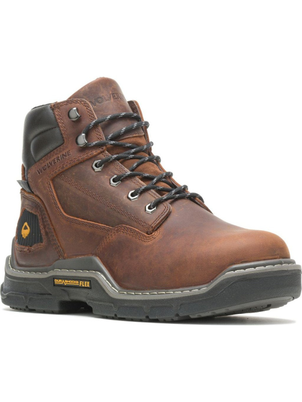 Wolverine Men's Raider Durashocks 6" C-Max Toe WP 400G Work Boot W211107