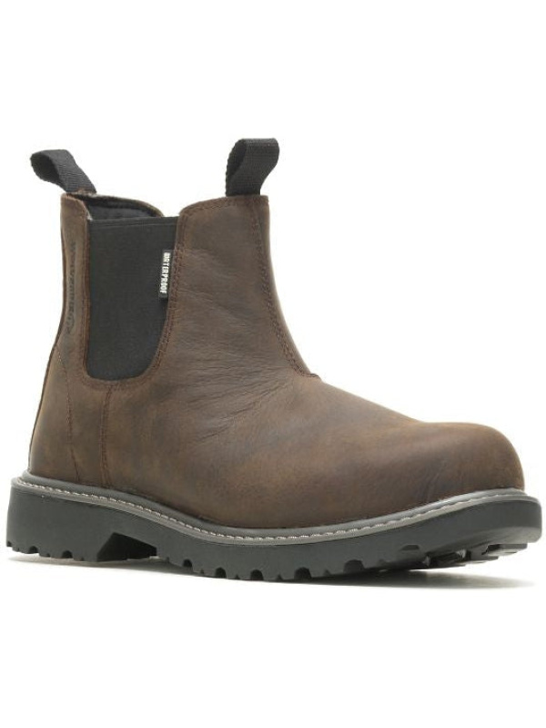 Wolverine Men's Floorhand WP Soft Toe Romeo Work Boot Brown W220030