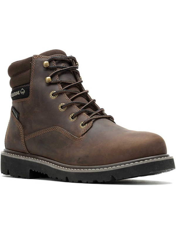 Wolverine Men's Revival 6" Soft Toe WP Work Boot - Brown - W240007