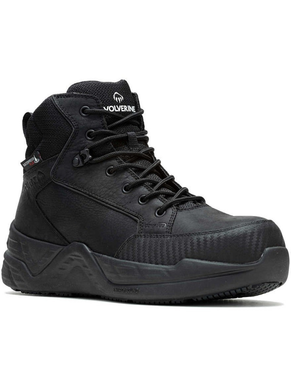 Wolverine Men's ProShift LX 6" Comp Toe WP Work Boot -Black- W241009