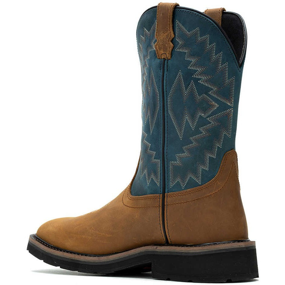 Wolverine Men's Rancher Arrow Steel Toe WP Western Work Boot- Blue - W241050 - Image 3