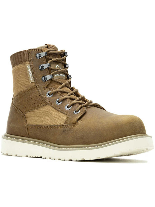 Wolverine Men's Trade Canvas 6" Comp Toe Wedge Work Boot- Coyote- W241061