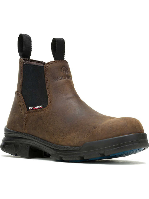 Wolverine Men's Durashocks Icon Comp Toe WP Romeo Work Boot -Brown- W241102